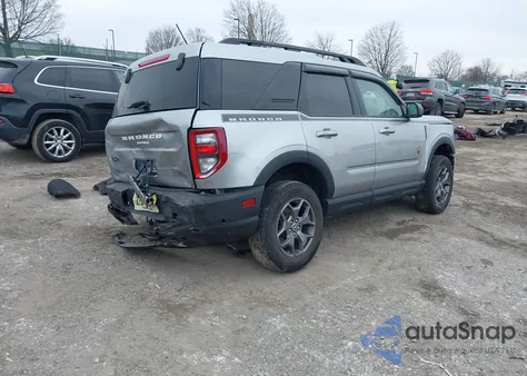 2023 Ford Bronco Sport Badlands z USA, uszkodzony, nr VIN 3FMCR9D95PRE04076